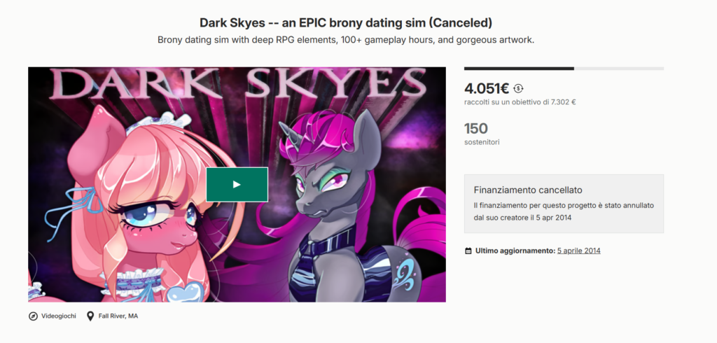 Kickstarter Dark Skyes